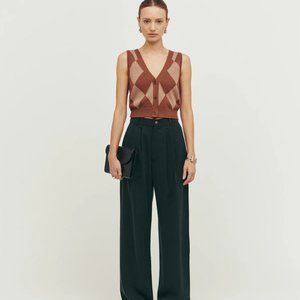 Petites Reformation Mason Pant NWT